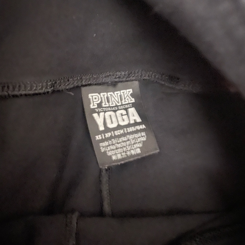 Victoria's Secret Black Leggings with Colorful Accents - Picture 3 of 4